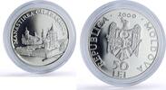 Moldova 50 lei Moldova 50 lei Calarasauca Monastery Church Religion Architecture proof silver coin 2000 -
