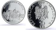 Moldova 50 lei Moldova 50 lei Japca Monastery Church Religion Architecture proof silver coin 2000 -