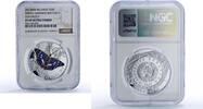Belarus 20 roubles Belarus 20 roubles Purple Emperor Butterfly Fauna PF69 NGC silver coin 2013 -