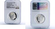 Czech Republic 50 korun Czechoslovakia 50 korun Vladimir Lenin Birth Politics PF66 NGC silver coin 1970 -