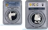 Czech Republic 200 korun Czech Republic 200 korun Victory over Fascism Dove Bird PR68 PCGS silver coin 1995 -