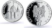 Moldova 50 lei Moldova 50 lei Hirjauca Monastery Religion Architecture silver coin 2000 -