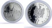 Moldova 50 lei Moldova 50 lei Hirova Monastery Religion Architecture silver coin 2000 -