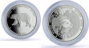 Exotic and Historic 10 dollars Arctica Arctic Territories Arctique 10 dollars Polar Bear Fauna silver coin 2011 -