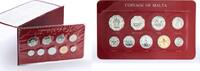 Malta 50 cents Malta 50 25 10 5 2 1 cents Set Decimal Coinage CuNi Bronze Aluminum coins 1982 -
