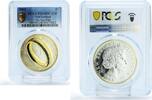 New Zealand 1 dollar New Zealand 1 dollar Lord of the Rings The One Ring PR68 PCGS silver coin 2003 -