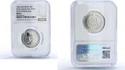 Indonesia 50 sen Indonesia 50 sen Riau Coinage Sukarno KM-9 MS 65 NGC aluminum coin 1962 -