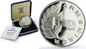Armenia 25 dram Apricot Fruit Flora KM-59 proof silver coin 1994 FB