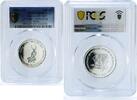 Guinea-Bissau 6000 francs Guinea-Bissau 6000 francs 150000 CFA 100 Africa Gazelle MS 65 PCGS silver coin 2004 -