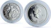 Zambia 1000 kwacha Zambia 1000 kwacha Elephant KM-183 African Wildlife Fauna proof silver coin 2003 -