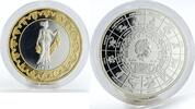 Tokelau 5 dollars Tokelau 5 dollars Signs of Zodiac Virgo gilded silver coin 2012 -