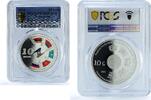 Kyrgyzstan 10 som Kyrgyzstan 10 som EEU Eurasian Economic Union Flags PR 70 PCGS silver coin 2024 -
