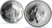 Morocco 200 dirhams Morocco 200 dirhams Revolution 40th Anniversary Y#98 Building silver coin 1993 -