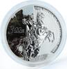 Tuvalu 1 dollar Tuvalu 1 dollar Battle of Poltava Peter I Horseman colored silver coin 2009 -