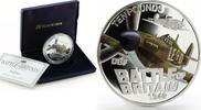 Bailiwick of Guernsey 10 pounds Bailiwick of Guernsey 10 pounds Fighter Hurricane Plane WWII silver coin 2010 -