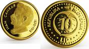 Slovenia 10 lip Slovenia 10 lip Ivan Cankar proof gold coin 1991 -