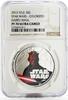 Niue 2 dollars Niue 2 dollars Star Wars Darth Maul PF70 NGC colored silver coin 2012 -