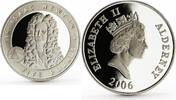 Alderney 5 pounds Alderney 5 pounds Sir Isaac Newton proof silver coin 2006 -