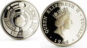 Tuvalu 20 dollars Tuvalu 20 dollars Football World Cup USA Flags proof silver coin 1994 -