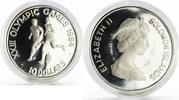 Solomon Islands 10 dollars Solomon Islands 10 dollars LA Olympic Games series Runners silver coin 1984 -