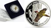 Transdnistria 10 rubles Transnistria 10 rubles Local Red Book series Green Woodpecker silver coin 2016 -
