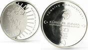 Turkey 50 lira Turkey 50 lira Global Warming and The Problem of Water proof silver coin 2009 -