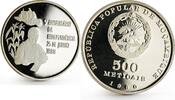 Mozambique 500 meticais Mozambique 500 meticais 5th Anniversary of Independence Freedom silver coin 1980 -