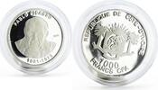 Cote d'Ivoire 1000 francs Ivory Coast 1000 francs Painter and Sculptor Pablo Picasso silver coin 2006 -