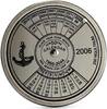 Bhutan 250 ngultrum Bhutan 250 ngultrum 50 Years Calendar colored proof silver coin 2006 -