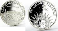 Argentina 1 peso Argentina 1 peso Pucara de Tilcara proof silver coin 2010 -