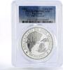 Paraguay 1 guarani Paraguay 1 guarani Encounter of the Two Worlds Ship PR69 PCGS silver coin 2002 -