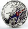 Samoa 10 dollars Samoa 10 dollars From Sochi to Rio series Skater colored silver coin 2014 -
