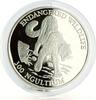 Bhutan 300 ngultrums Bhutan 300 ngultrums Endangered Wildlife Snow Leopard proof silver coin 1991 -