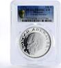 Paraguay 150 guaranies Paraguay 150 guaranies Konrad Adenauer PR68 PCGS silver coin 1974 -