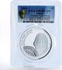 Samoa 2 dollars Samoa 2 dollarsTennis Legends Martina Navratilova PR69 PCGS silver coin 2018 -