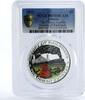 Liberia 5 dollars Liberia 5 dollars The Orient Express Train Railroad PR70 PCGS silver coin 2011 -