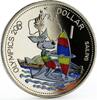 Solomon Islands 1 dollar Solomon Islands 1 dollar Sydney Olympic Games Sailing colored CuNi coin 2000 -