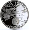 Paraguay 1 guarani Paraguay 1 guarani Football World Cup in Germany Field Ball silver coin 2004 -