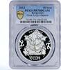 Kyrgyzstan 10 som Kyrgyzstan 10 som Great Kyrgyz Kaganate PR70 PCGS silver coin 2013 -