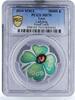 Laos 50000 kip Laos 50000 kip Ladybug Good Luck MS70 PCGS colored silver coin 2018 -