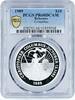 Bahamas 10 dollar Bahamas 10 $ Christopher Columbus discovers America PR68 PCGS silver coin 1989 -
