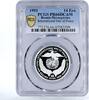 Bosnia and Herzegovina 14 ecu Bosnia and Herzegovina 14 ecu International Day of Peace PR66 PCGS silver 1993 -