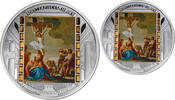 Cook Islands 20$ Cook Islands 2018–20$ Giovanni Domenico Tiepolo Christ Death –3 Oz Silver Coin -