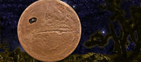 Cook Islands 5$ Cook Islands 2009–5$ The 400th Anniversary Observation of Mars Meteorite–Silver -