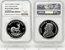 South Africa 1 Rand Krugerrand 50th Anniversary 1967-2017 1 oz Silver Coin 1 Rand 2017 NGC PF69