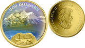 Canada 300$ Canada 2007 $300 Camera Panoramic Photography Canadian Rockies Gold Coin -