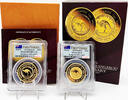 Australia 100$ Australia 2014 2 x 100$ 25th. Kangaroo 2 x 1 oz Gold Coin Perth Mint PCGS 70 -