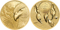 Mongolei 1000 Tugrik Mongolia 2020 1000 Togrog MAJESTIC EAGLE 1/10 Pure Gold Coin -