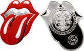 Gibraltar 1 Pounds ROLLING STONES Tongue & Lips 10 grams Silver Coin -