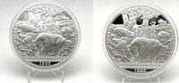 Mongolia Mongolei 2500 Togrog YEAR OF THE PIG Lunar Series 5 oz Silver coin -